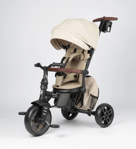 Qplay Comfo Max 7-in-1 Tricycle, Beige