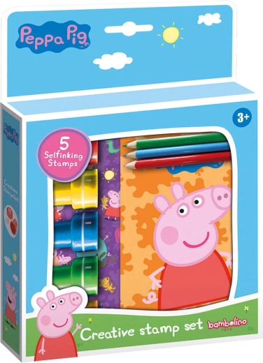Stempelset Peppa Big met accessoires voor kinderen