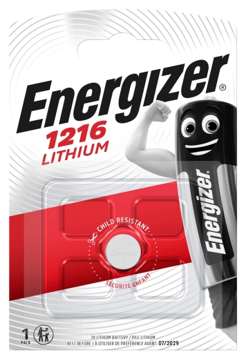 Lithium-Knopfzelle CR1216 ENERGIZER 3 V