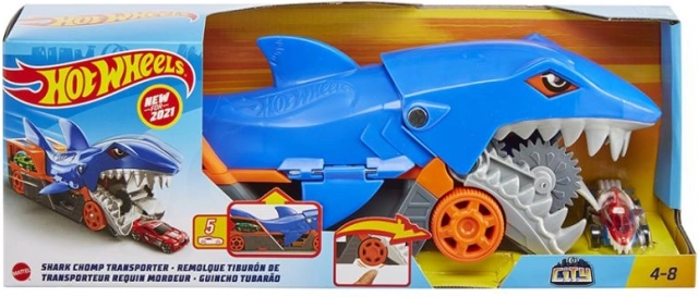 Hot wheels city requin transporter – transporteur requin pour petites voitures