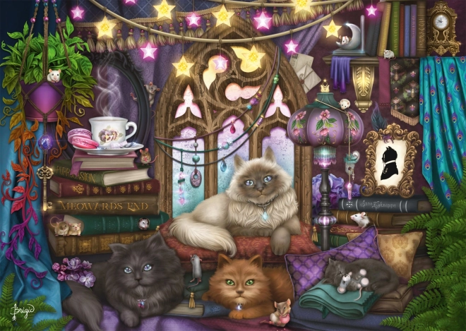 Puzzle Cats and Sofa 1000 Pieces