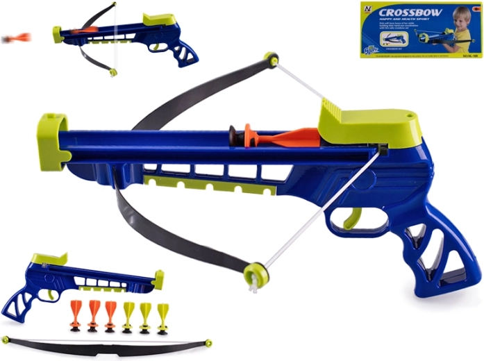 Arbalète pour enfants 31 cm avec flèches à ventouse