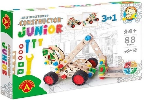 Alexandra kleine constructeur junior 3-in-1 heftruck