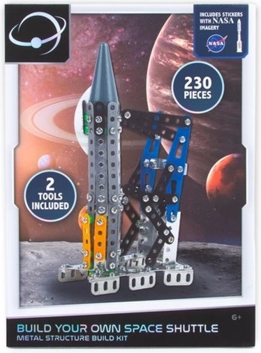 NASA screw-together space shuttle – metal parts construction kit