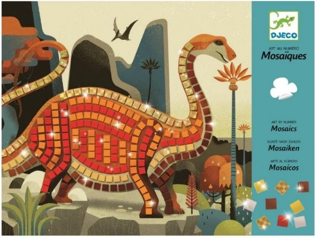 Images en Mosaïque Dinosaures par Djeco