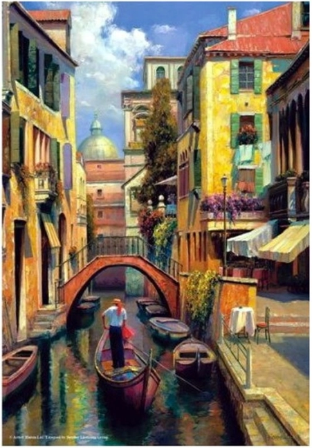 Puzzle Sunday in Venice 500 pieces ANATOLIAN