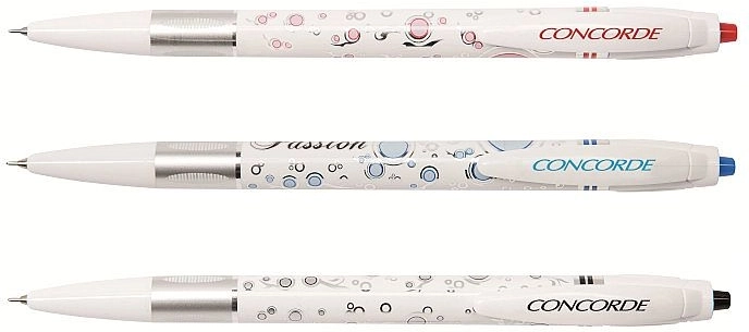 Kugelschreiber Concorde Passion mit Nadelspitze 0,6 mm – blaue Mine