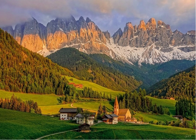 Puzzle CHERRY PAZZI – Santa Maddalena, Dolomites (1000 pieces)