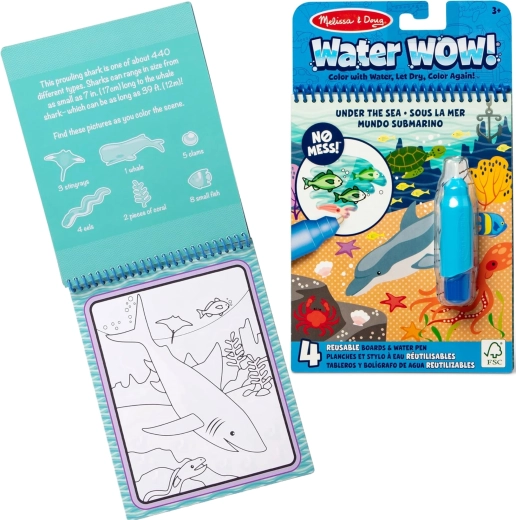 Water Wow! Underwater World Water-Reveal Pad with Water Pen