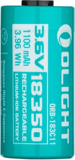 Wiederaufladbare Batterie OLIGHT ORB-183C11 18350 1100 mAh Li-Ion