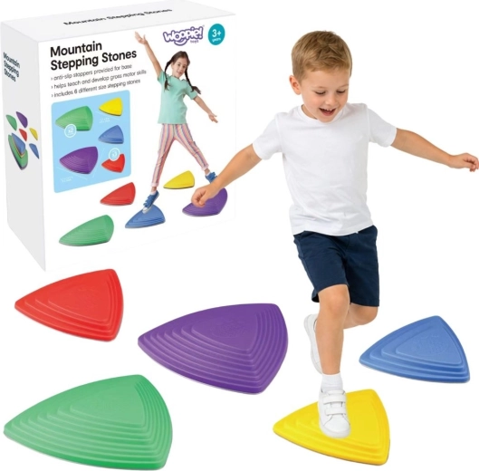 Woopie Sensory Balance Stones, Non-Slip, 5 pcs