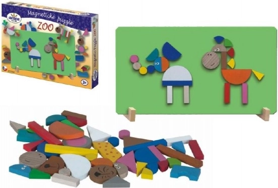 Detoa magnetische puzzel zoo