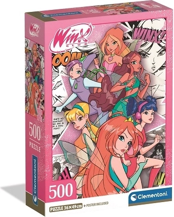 Clementoni puzzel Winx Club 500 stukjes compact