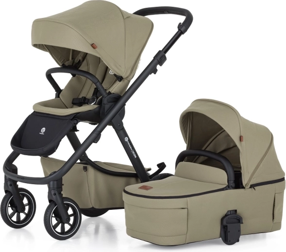 Petite&Mars poussette combinée Icon 2v1 Iconik mossy green lite rws