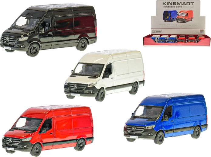 Kinsmart Mercedes-Benz Sprinter die-cast model 1:48 with opening doors