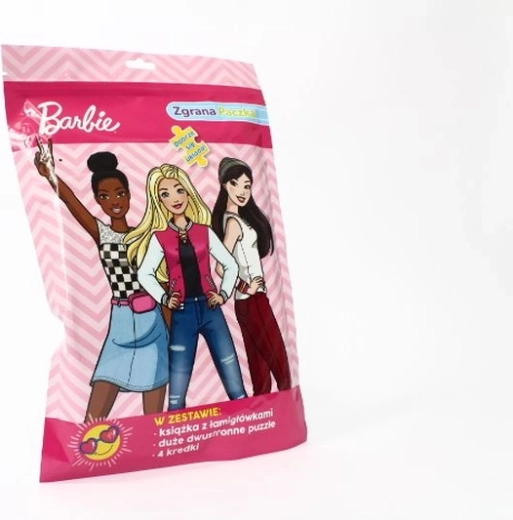 Barbie Activity Set with Double-Sided Puzzle and Crayons