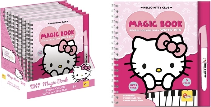 Lisciani coloriages à l’eau Hello Kitty avec feutre à eau