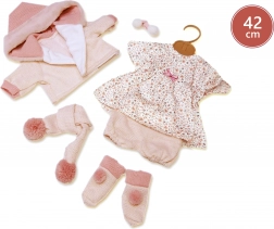 Kleding voor pop 42 cm – bloemen set met accessoires