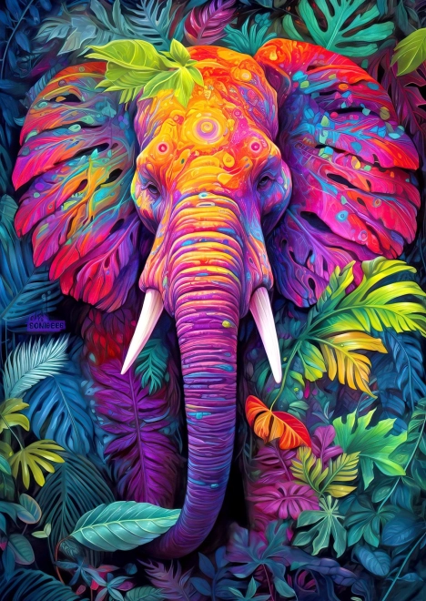 ENJOY Puzzle Masked Elephant 1000 pieces