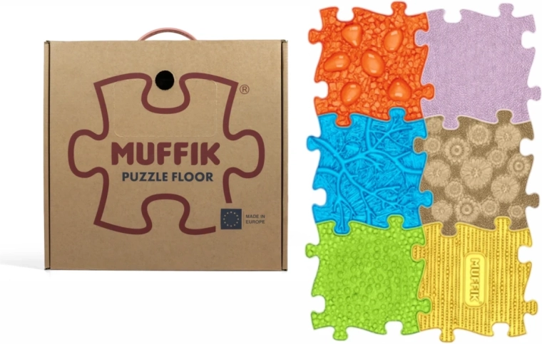 Tapis sensoriels souples Baby Set 6 pièces – Muffik