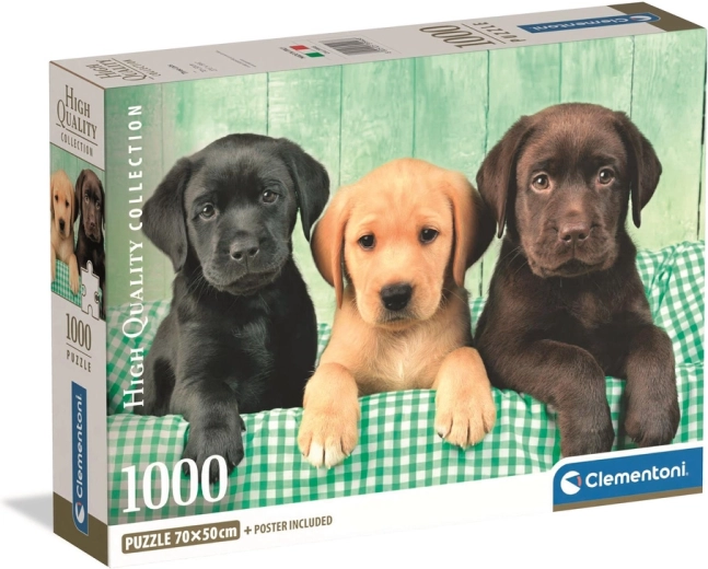 Puzzle 1000 Clementoni – Three Labradors HQC