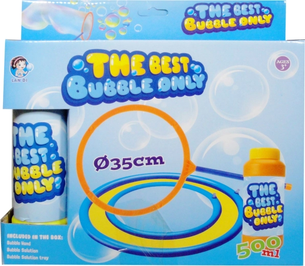 Kit de bulles de savon avec gant attrape-bulles et solution