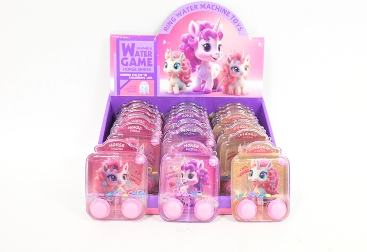 Jeu d’eau de poche à anneaux – licorne