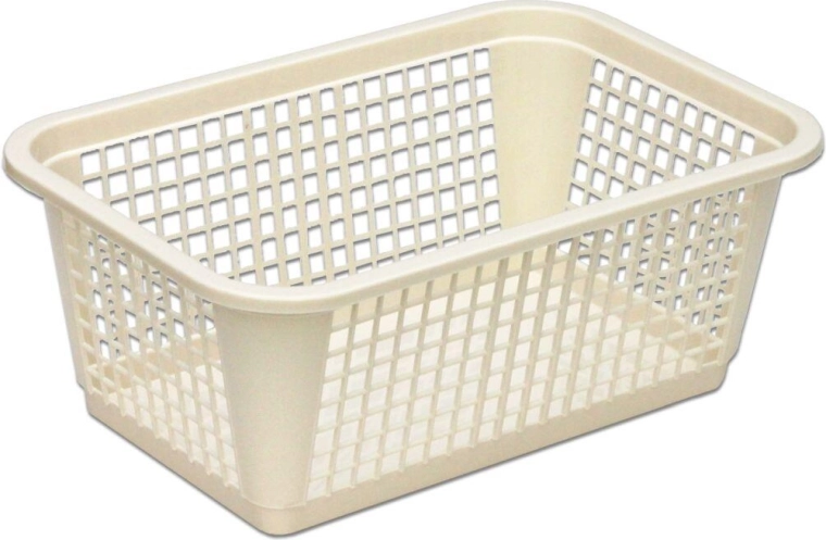 Plastic micro basket with grid 25 × 17 × 10 cm – color mix