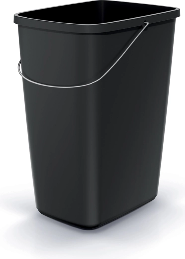 12 L Trash Bin Made from Recycled Plastic with Metal Handle