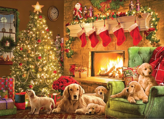 Cobble Hill Puzzle Cozy Fireplace 1000 Pieces