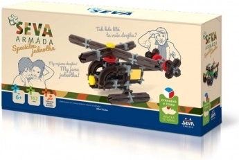 Bouwset SEVA Leger – speciale eenheid, 162 onderdelen