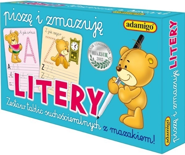 Set wis-en-schrijf borden – letters