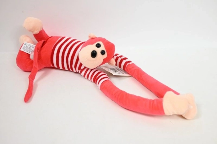Hanging Monkey in a Red T-Shirt