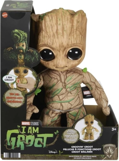 Marvel dansende pluchen Groot 28 cm
