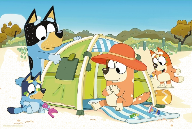 Trefl puzzel BLUEY maxi 24 stukjes – Geweldige dag