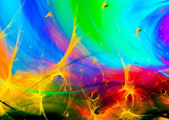 Rainbow Fractals Puzzle 1000 Pieces