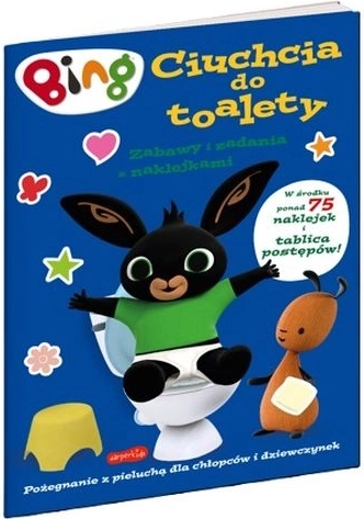 Bing – Sticker Activity Book: To the Toilet (Fun and Tasks)