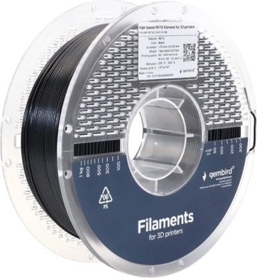 Filament PETG High Speed 1,75 mm 1 kg zwart