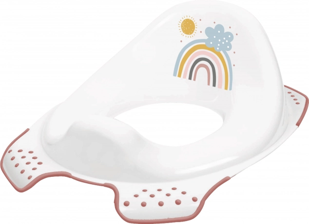 Adaptateur WC pour enfant Rainbow, blanc