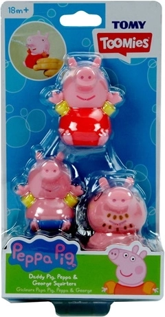 TOMY Peppa Pig water figures, 3 pcs
