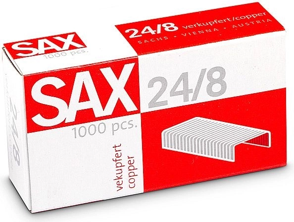 24/8 Copper Staples, 1000 pcs