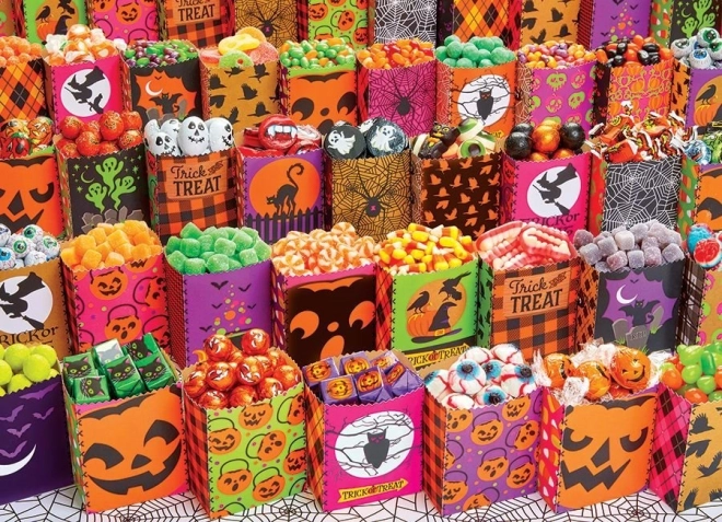 COBBLE HILL Puzzle Halloween Treats 500 Pieces