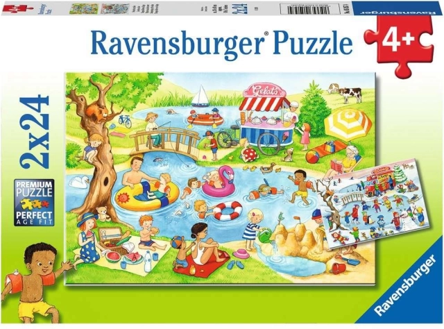 Ravensburger Puzzle Fun at the Pond 2×24 pieces