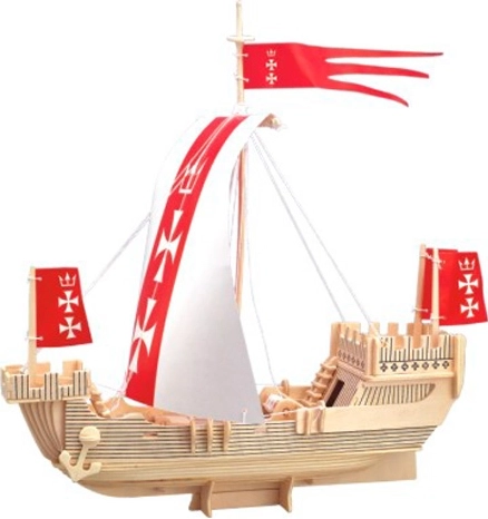 Woodcraft wooden 3D puzzle ship Koga