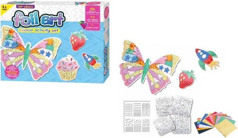 Creatieve DIY-set voor het maken van holografische stickers