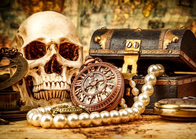 Puzzel Tafel van de Piratenkapitein