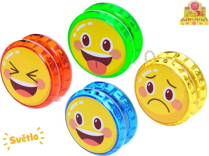 Yo-yo lumineux smiley pour enfants
