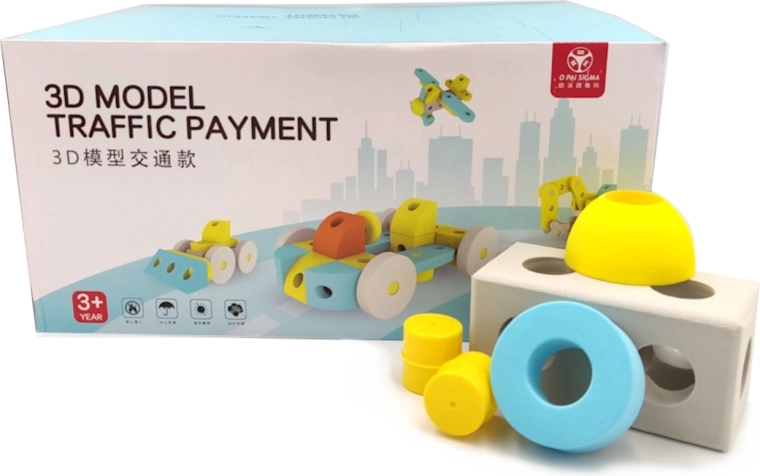 Jeu de construction en mousse GEAR JOY – véhicules, 67 pièces