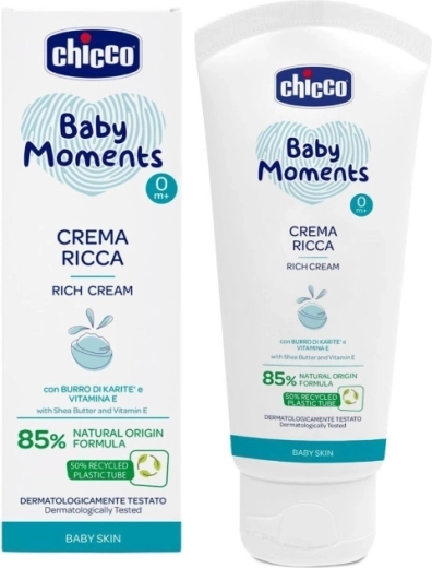 Chicco Baby Moments voedende crème voor kinderen 100 ml