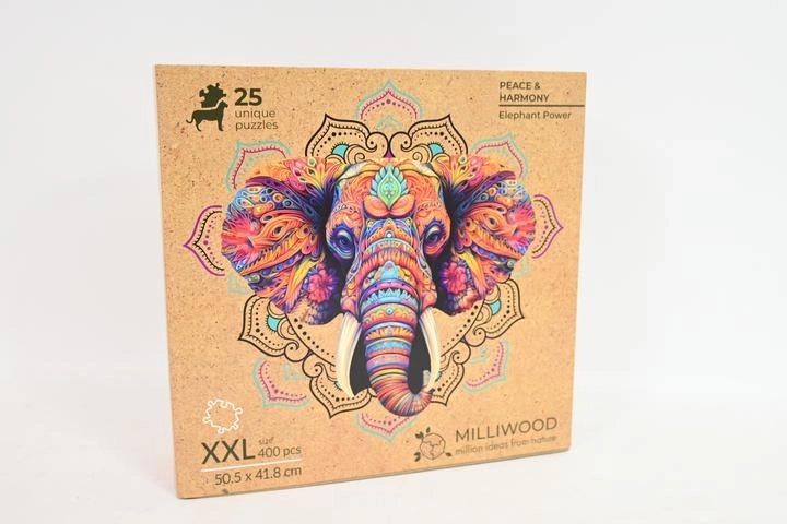 Milliwood Paix et harmonie – puzzle en bois « Force de l’éléphant »